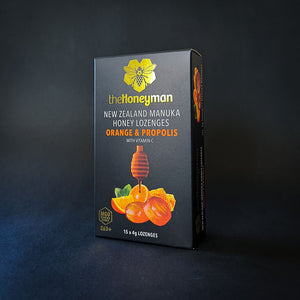 Manuka Honey Lozenges - Orange & Propolis with Vitamin C - theHoneyman